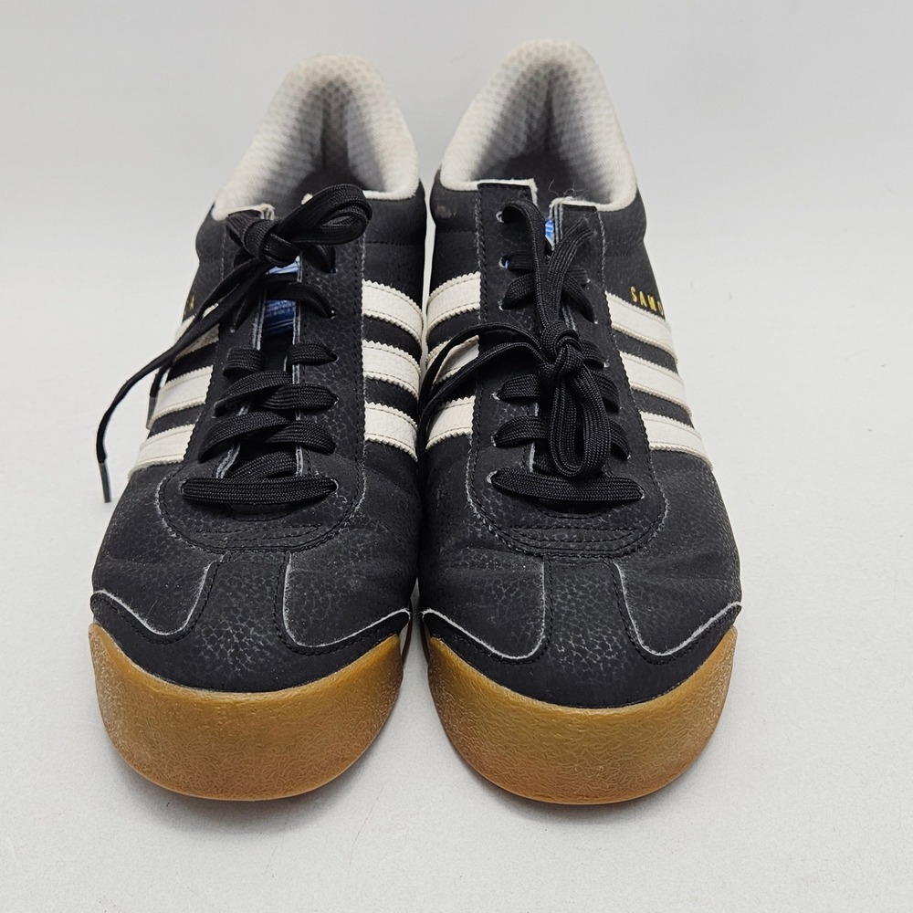 Adidas Samoa Mens Black White Gum Sole C77038 Size 10 Low Top Retro year 2015 - Picture 2 of 13